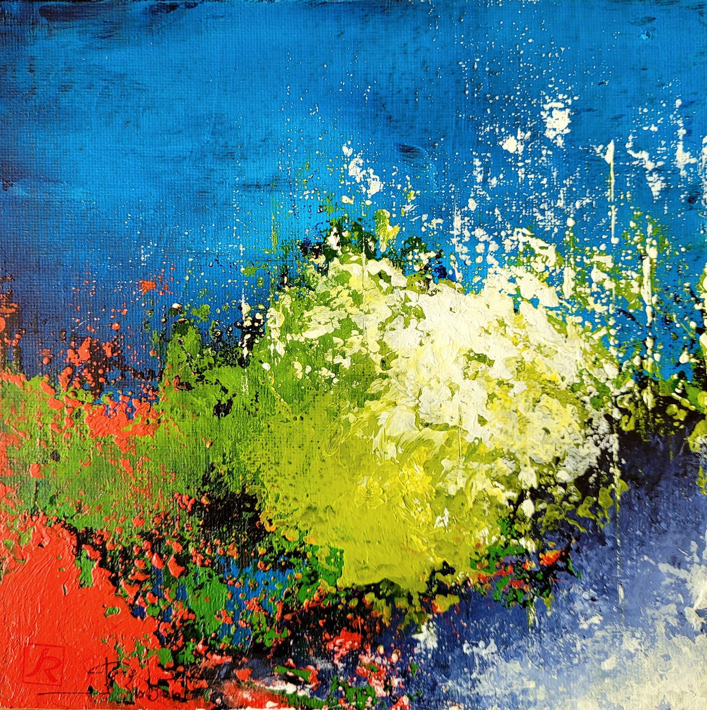 Un souffle qui passe (carton entoilé, 20x20cm)