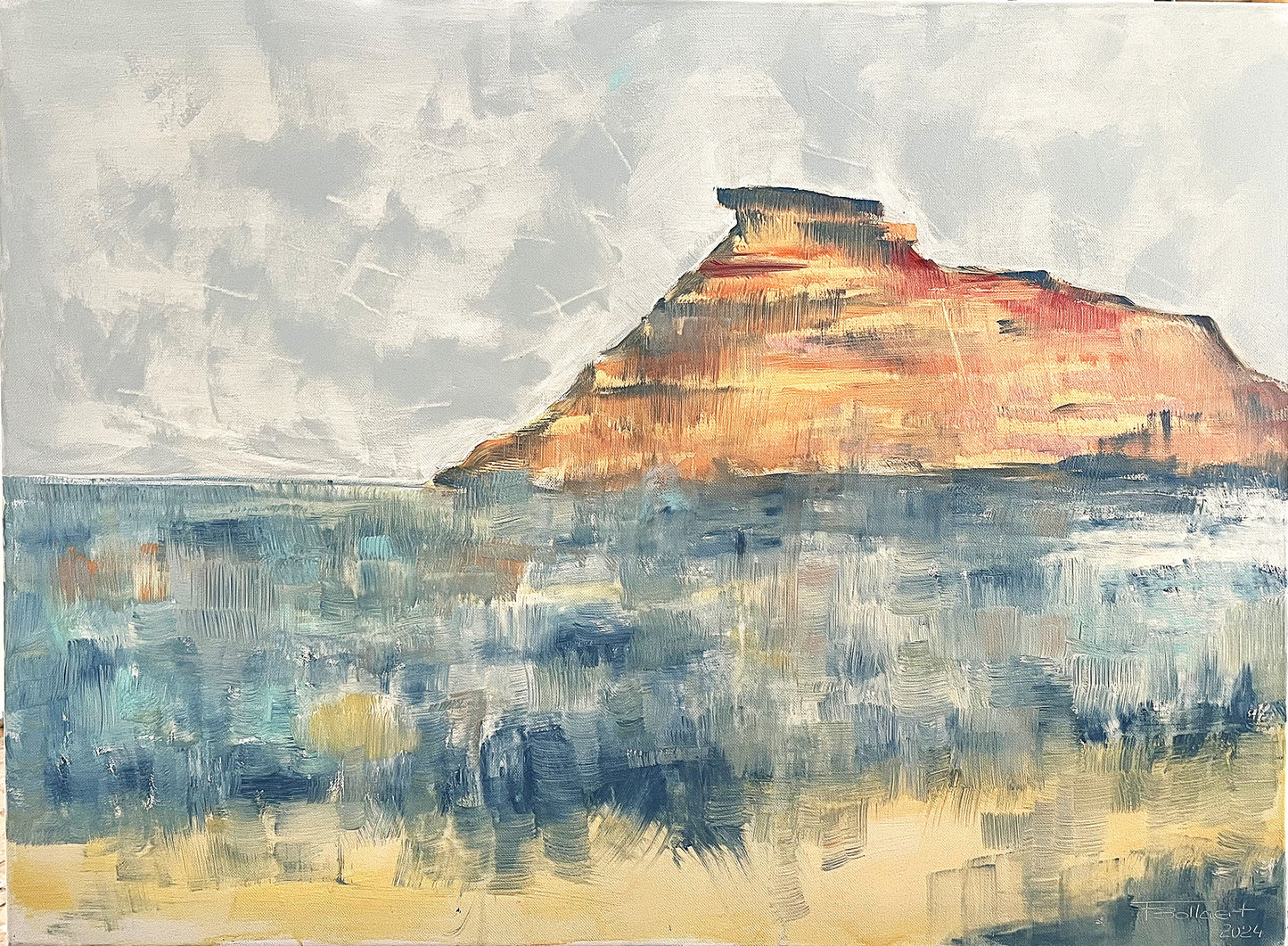 Désert des Bardenas (non encadré, 81x60cm)