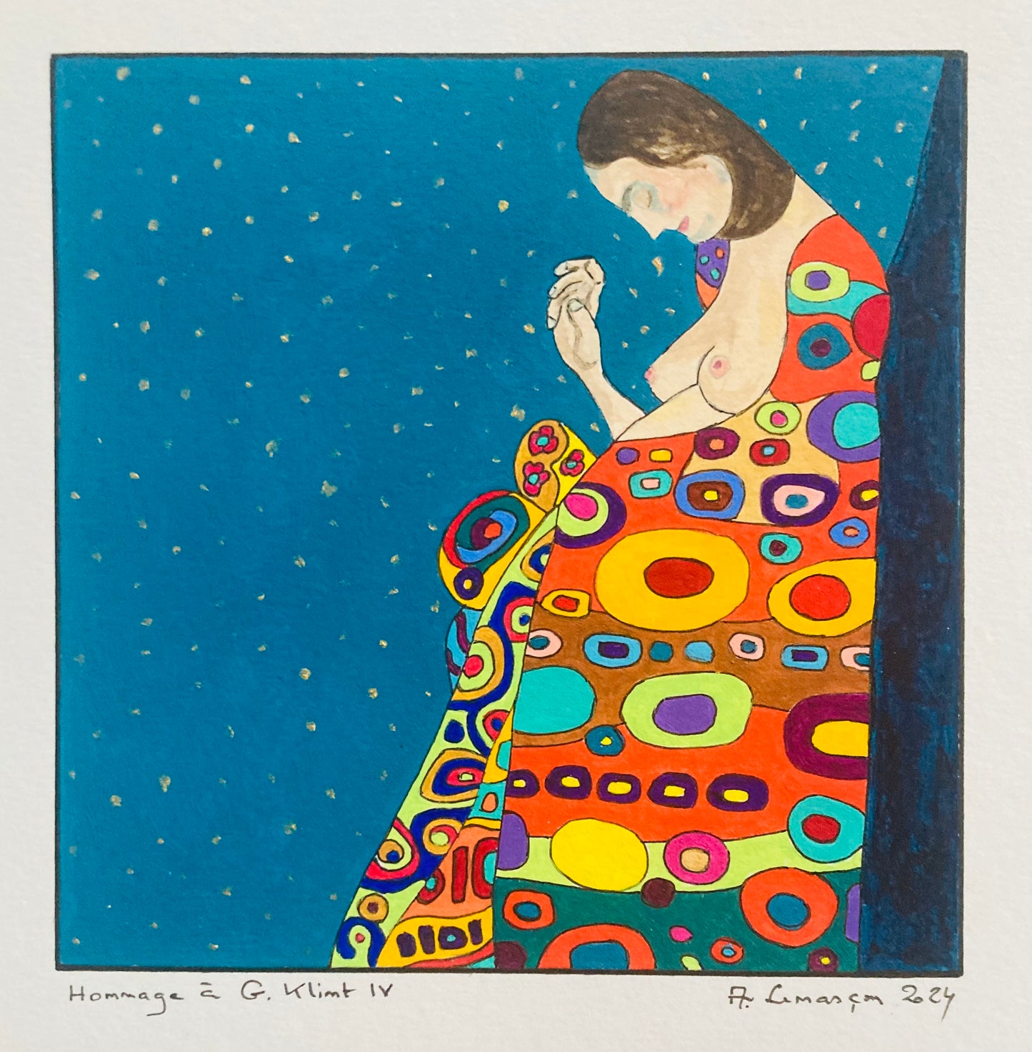 Hommage à G. Klimt- L'Espoir II