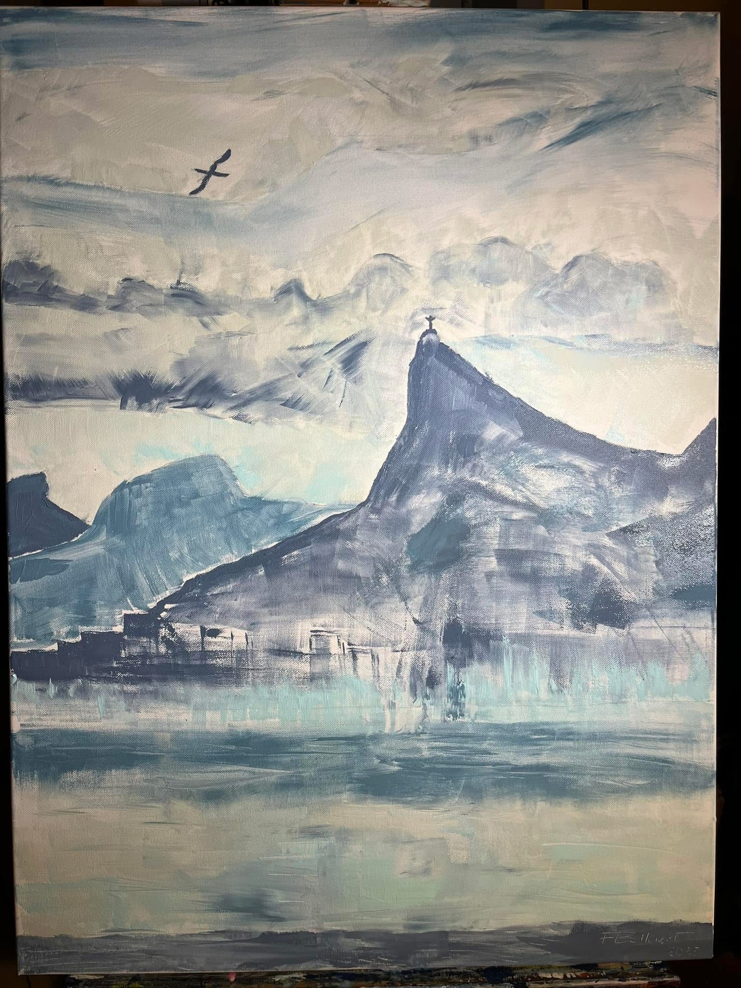 Rio de Janeiro, vu de Niteroi, (81x60cm, non encadré)