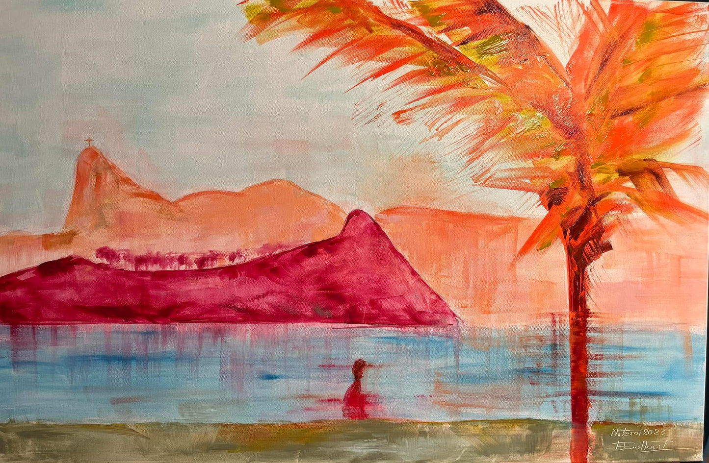 Rio de Janeiro, vu de Niteroi (81x60cm, non encadré)