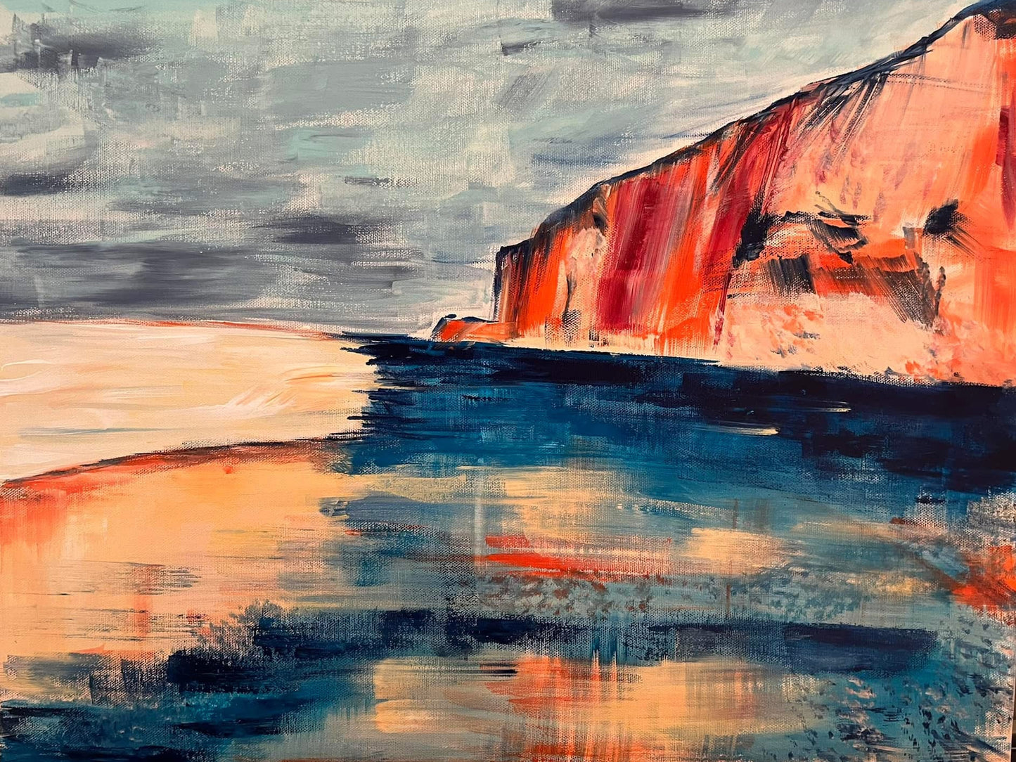 Oh Ma Normandie- Veules les Roses (50x61cm, non encadré)