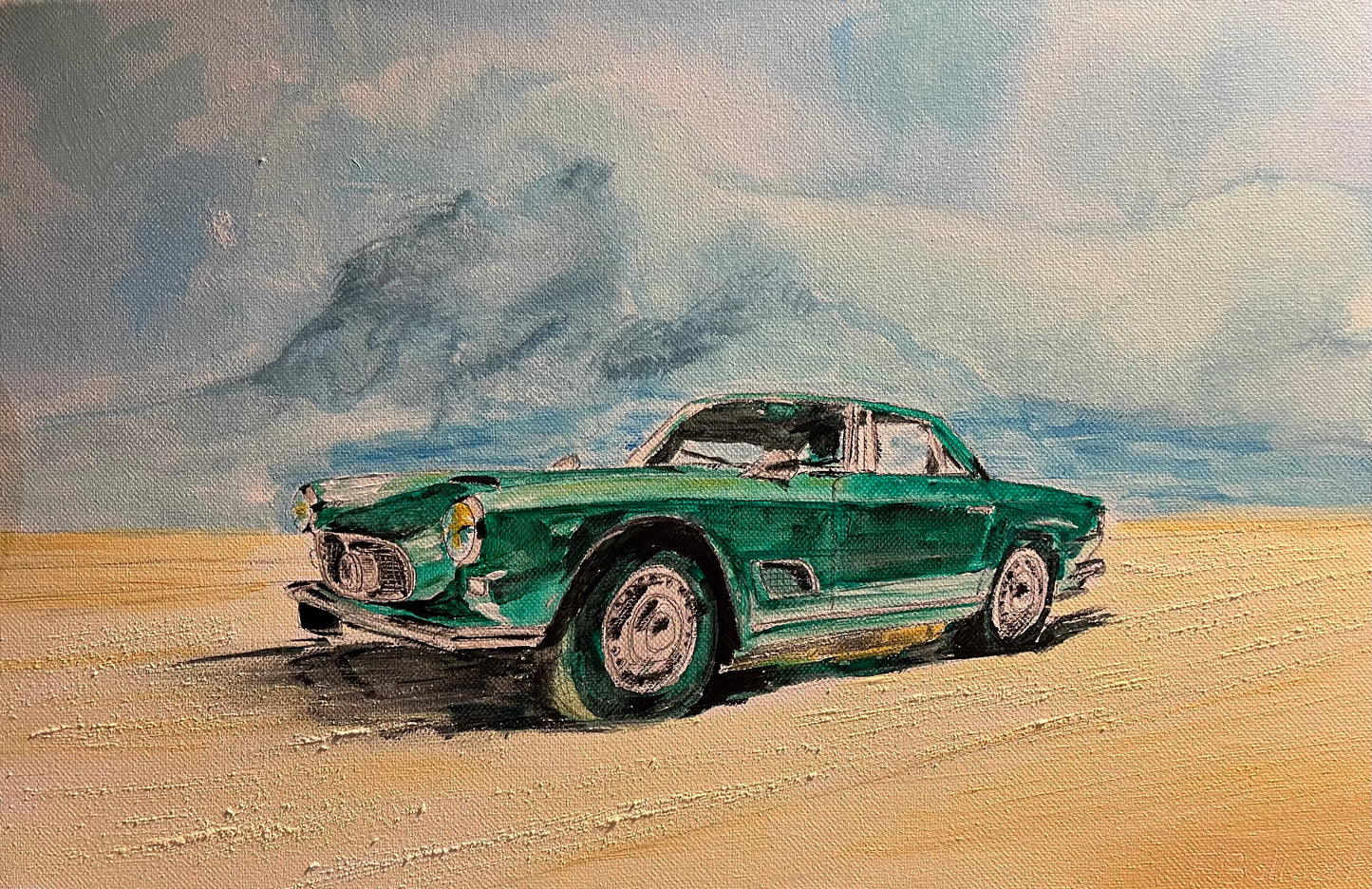 Maserati 3500, 41x27cm, non encadré