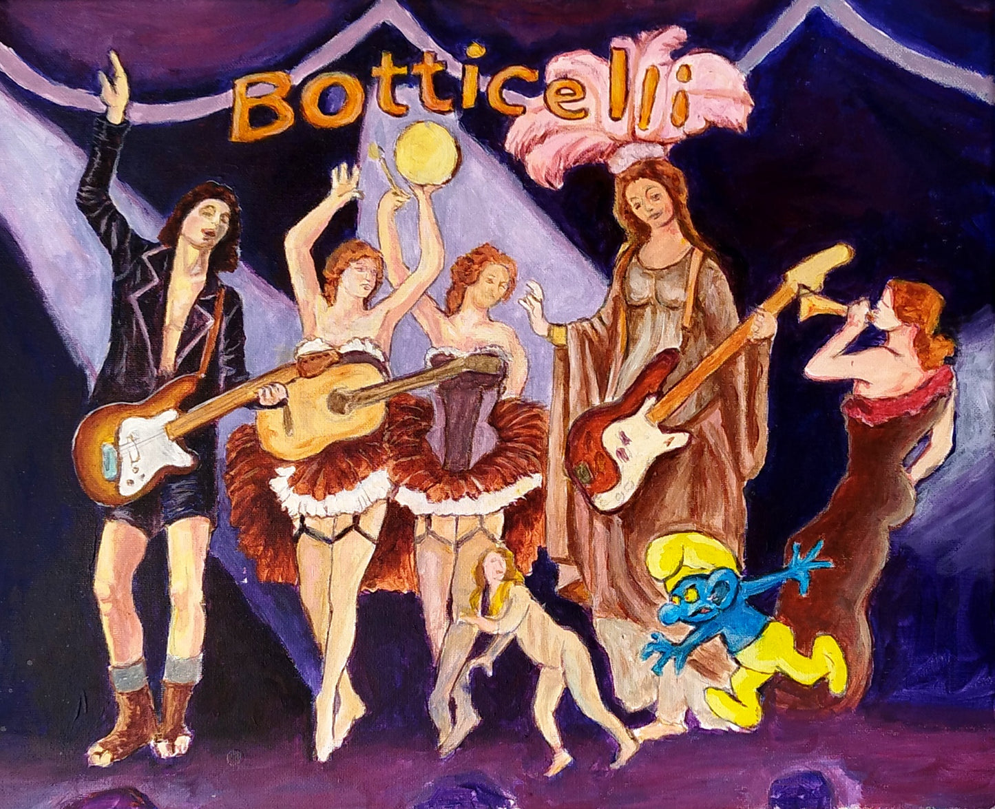 Botticelli- L'inspiration du printemps- (non encadré 40x50cm)