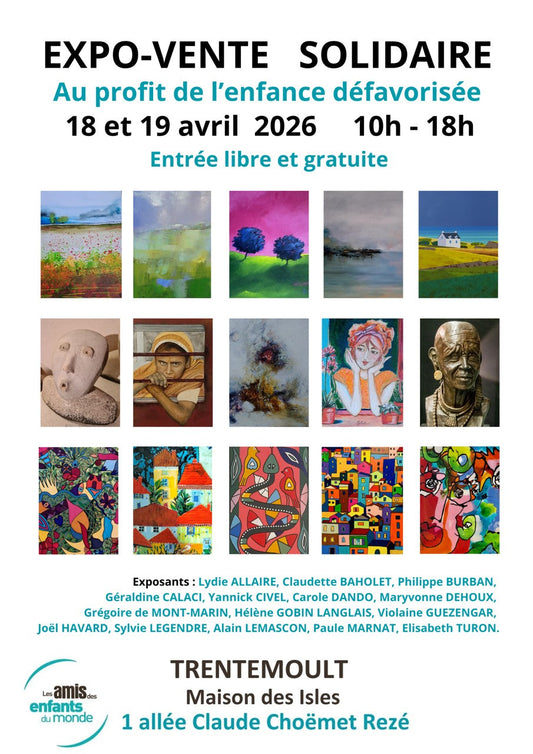 Expo-Vente Solidaire- Trentemoult 18 et 19 Avril 2026