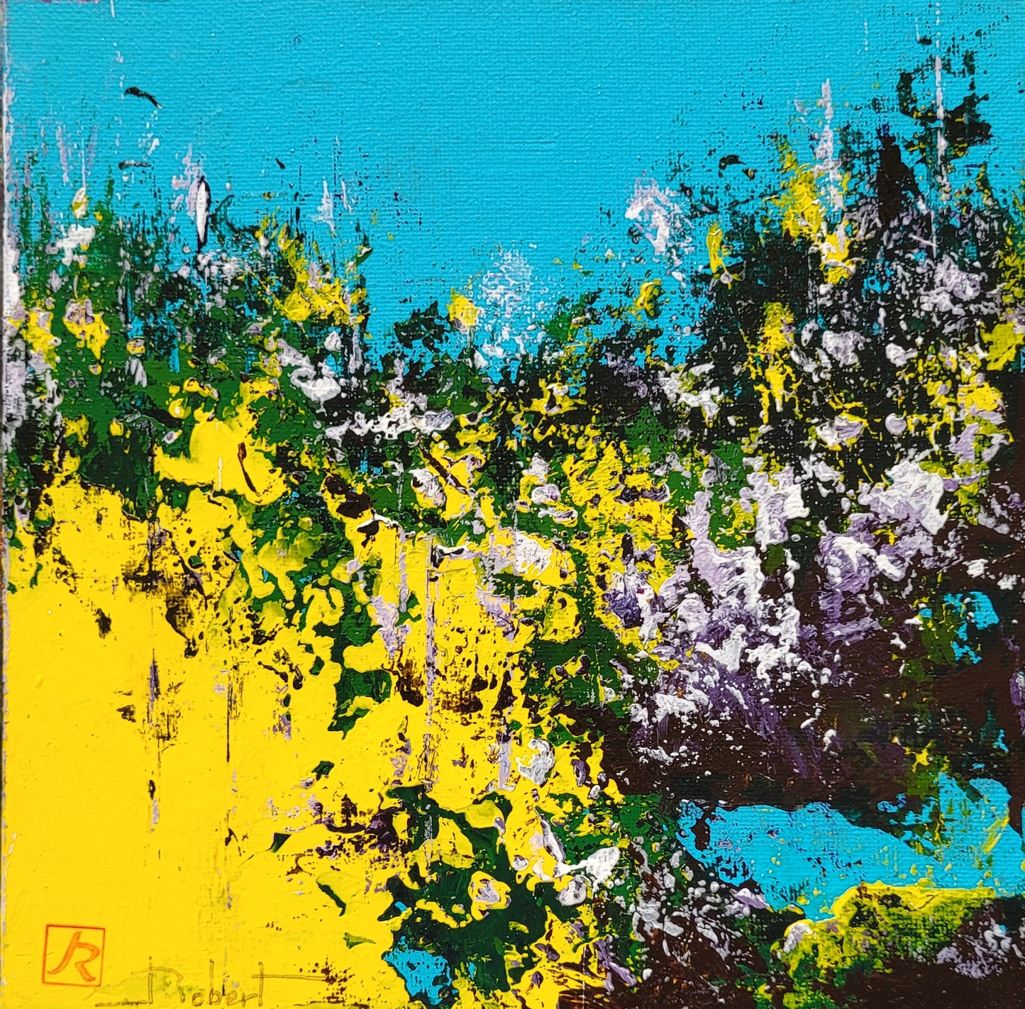 Evanescence (carton entoilé, 20x20cm)
