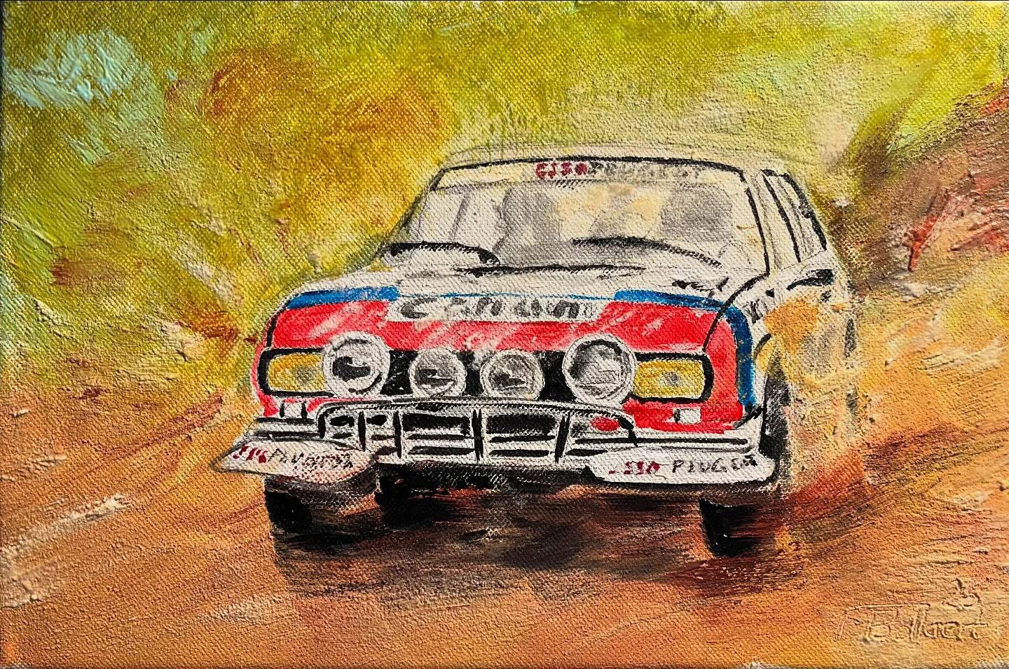 La reine des Rally Safari (41x27cm, non encadré)