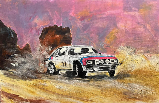 504 rallye de l'Acropole (41x27cm, non encadré)