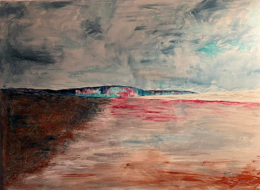 Oh Ma Normandie- Plage de Dieppe- (81x60cm, non encadré)