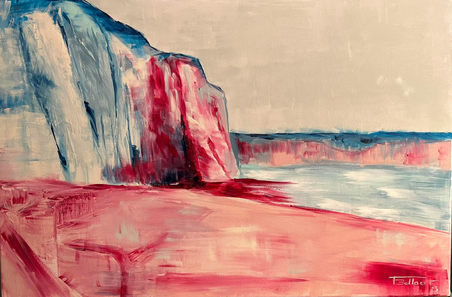 Oh Ma Normandie- Dieppe (81x54cm, non encadré)