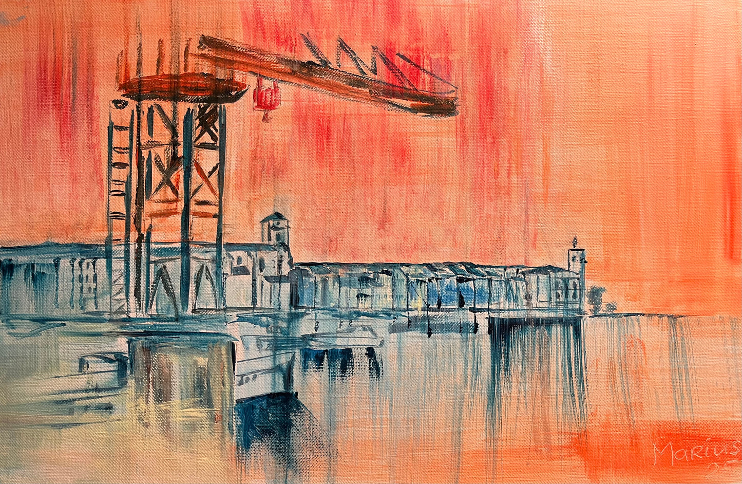 Explosion Chromatique à La Ciotat (41x27cm, non encadré)