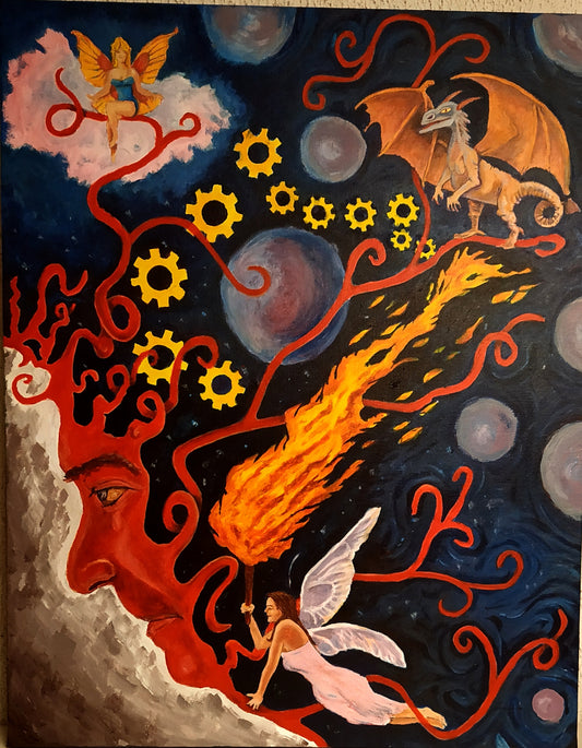 ça fume (non encadré, 92x73cm)