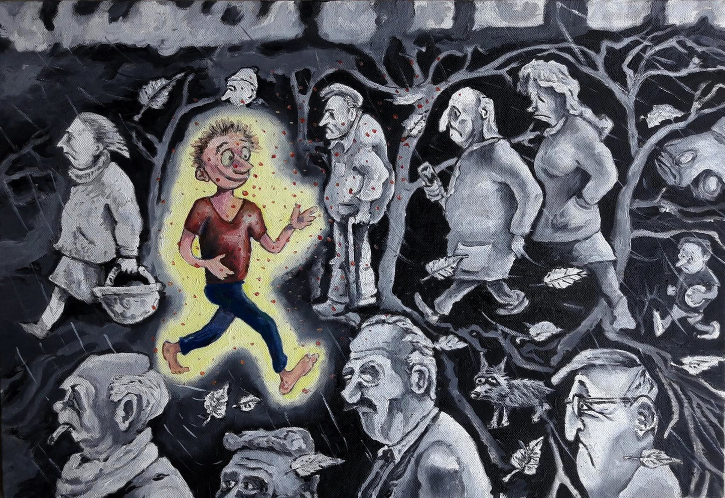 Contre-sens (non encadré 38x55cm)