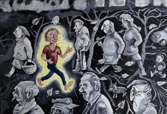Contre-sens (non encadré 38x55cm)